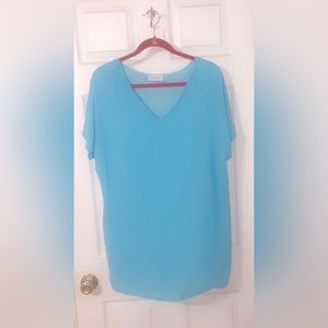 NWOT light blue Adrienne dress